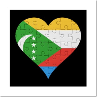 Comoran Jigsaw Puzzle Heart Design - Gift for Comoran With Comoros Roots Posters and Art